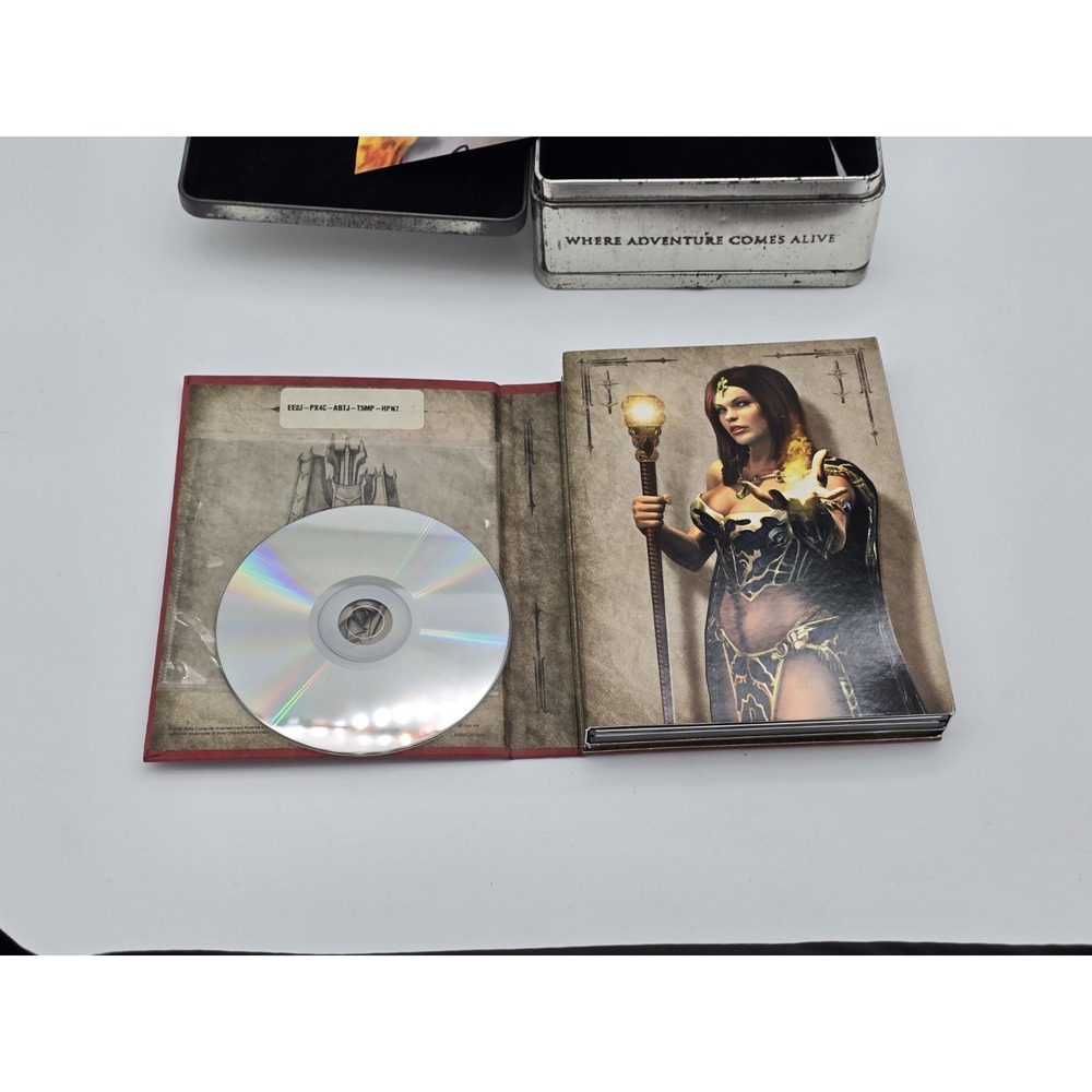 EverQuest 2 II Collectors Ed PC Game Tin w/ Cloth Maps Books, Disk, Poster, Coin - Picture 4 of 13